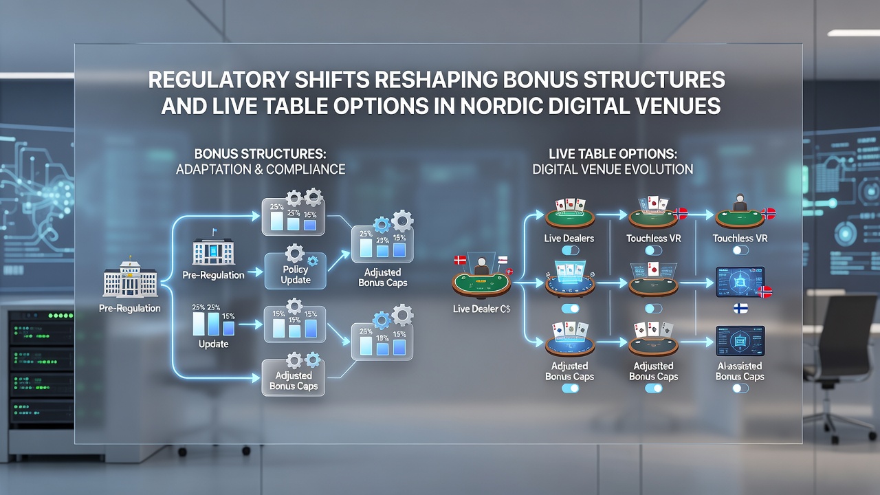 Live dealer table setup in a Nordic online casino with regulatory compliance elements
